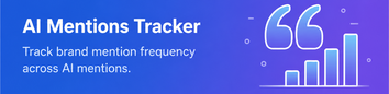 AI Mentions Tracker tool preview