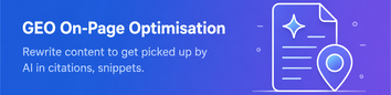 GEO On-Page Optimisation tool preview