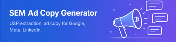 SEM Ad Copy Generator tool preview