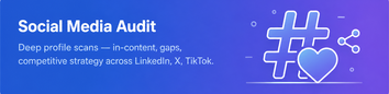 Social Media Audit tool preview